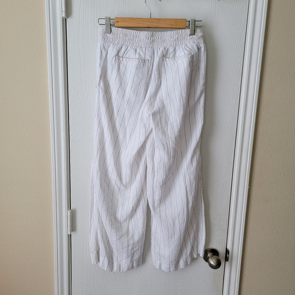 Athleta Stripe Bali Linen Crop - Picture 3 of 10